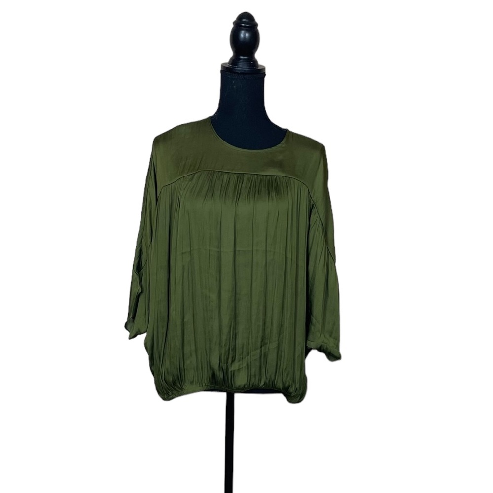 NWT Marc New York Batwing Sleeves Blouse in Olive